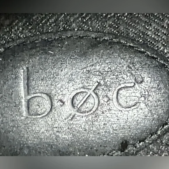 b.o.c Born women’s black textile/leather women’s ankle boots side zip size 8 - Picture 8 of 8